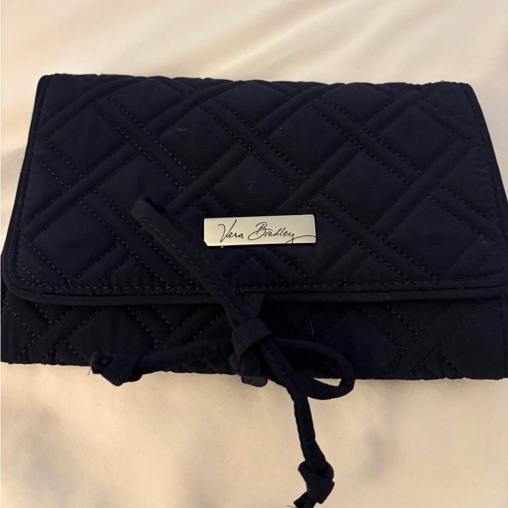 Vera Bradley Black Quilted Clutch